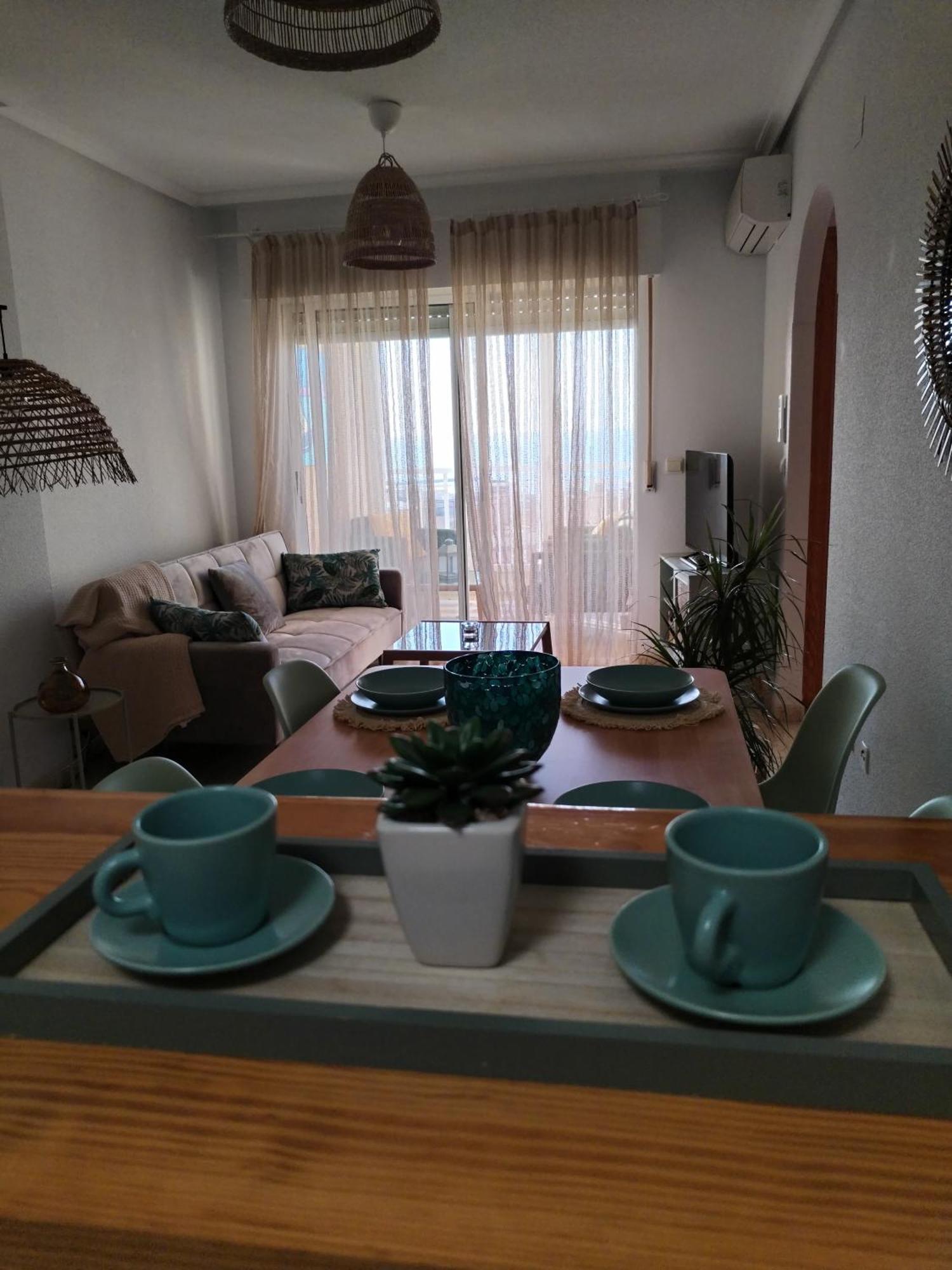 Mira Al Mar Y Tabarca En Urbanizacion Santa Pola Apartment Luaran gambar
